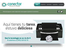 Tablet Screenshot of conector.com.mx